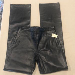 Ralph Lauren Sport Leather Pants $695 NWT! Sz6